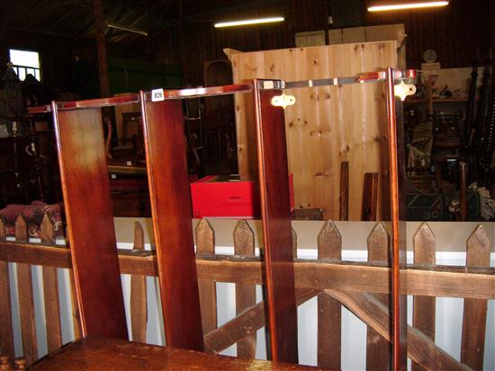 4-tier mahogany wall shelf(-)